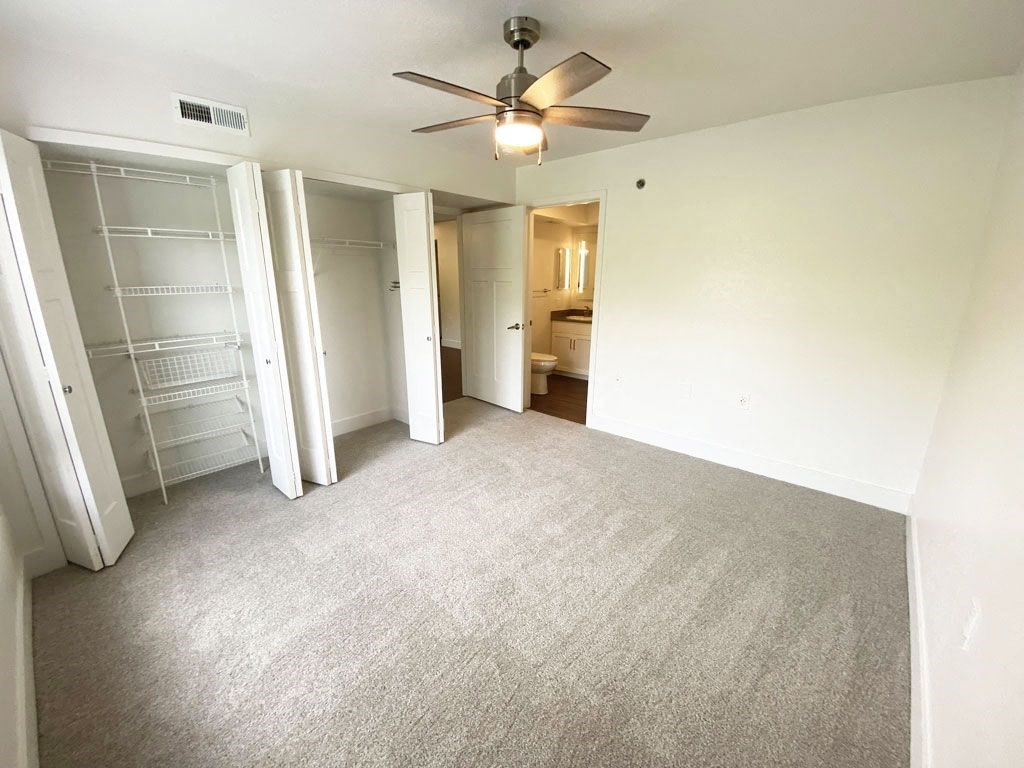 Second Bedroom with an Ensuite at The Crossings Apartments, Grand Rapids, Michigan