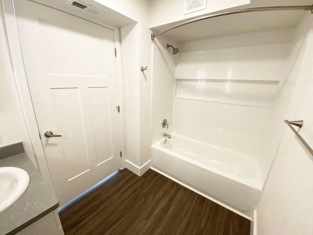 Spacious Bathroom at The Crossings Apartments, Grand Rapids, Michigan