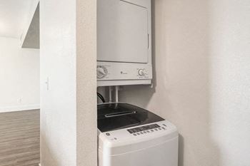 Stackable Washer/Dryer at The Crossings Apartments, Grand Rapids