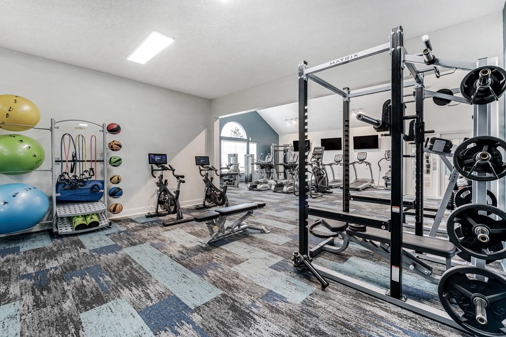Fitness Center at Latitudes Apartments, Indianapolis, IN, 46237