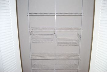 Closets with Organizers at Trillium Pointe Apartment Homes in Jackson, MI