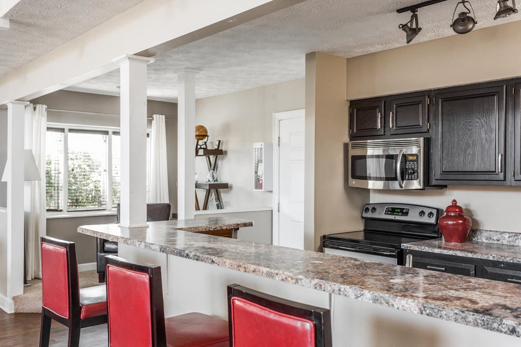 Kitchen Area In Clubhouse at Autumn Woods Apartments, Miamisburg, 45342
