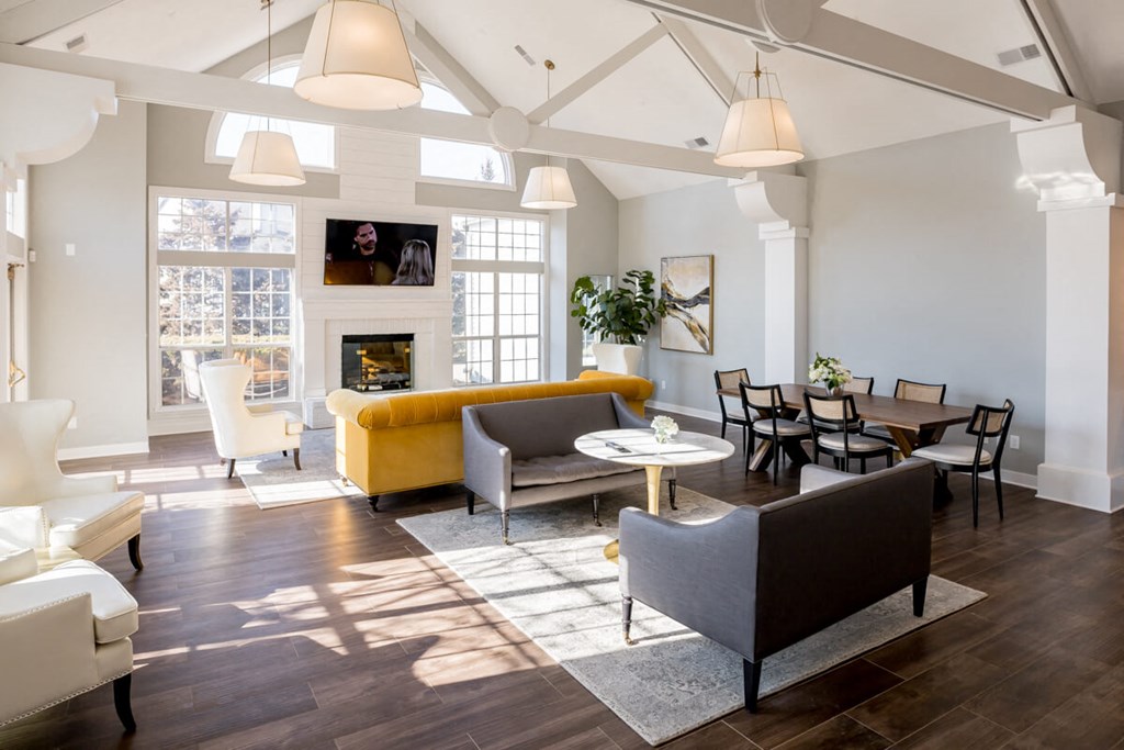 Luxurious Clubhouse at Mallard Bay Apartments, Crown Point, IN