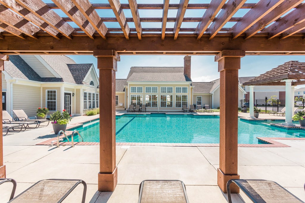 Clubhouse and Pool at Brickshire Apartments, Merrillville, 46410