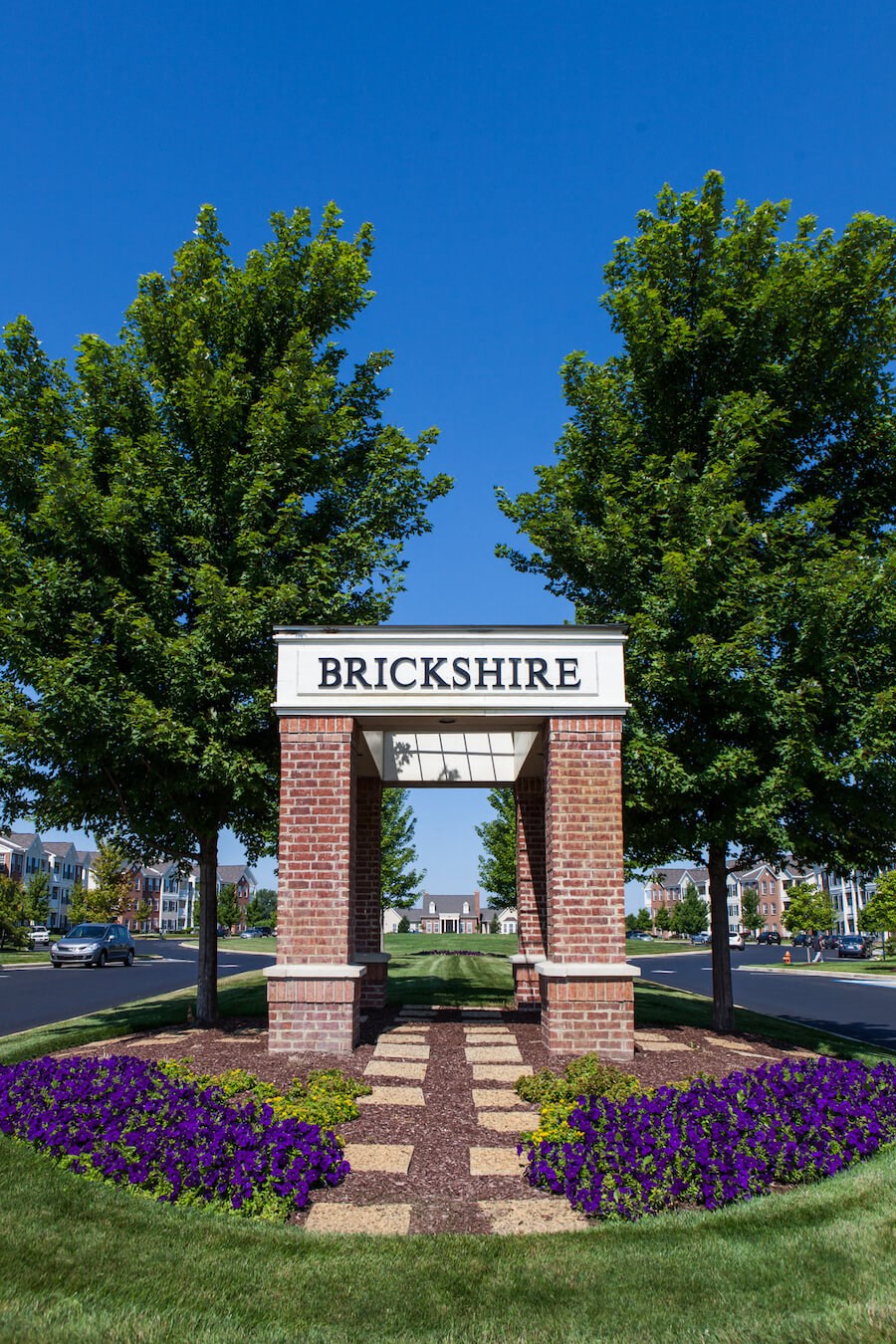 Community Entrance Monument at Brickshire Apartments, Merrillville