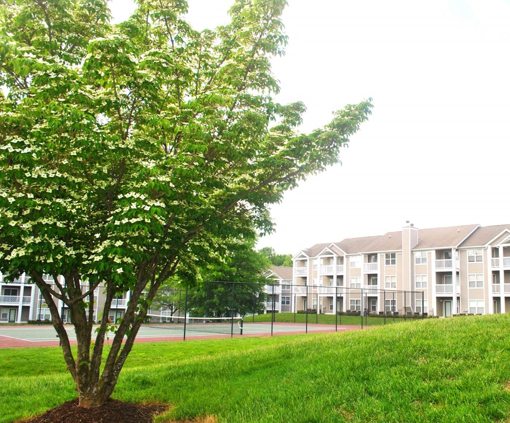 Community Grounds and Tennis Court at The Vinings Apartments, Richmond, VA