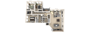 3 bed 2 bath at Ironwood Flats Apartments, Brandon, Florida