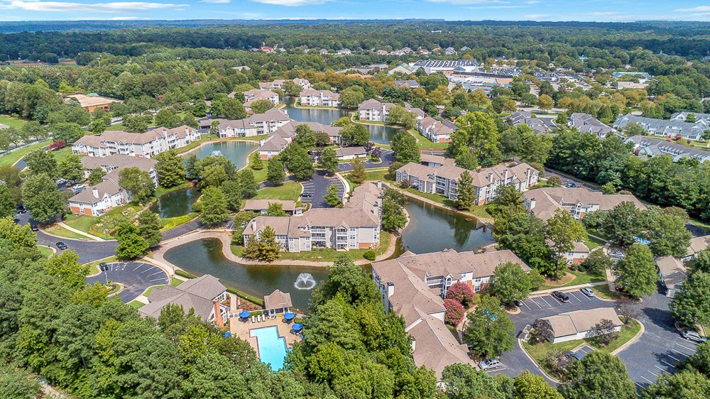 Aerial View Of Community at Trophy Club at Bellgrade, Midlothian