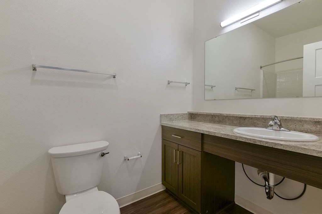 Master Bathroom at Dodson Pointe Apartment Homes, Rogers, AR, 72758