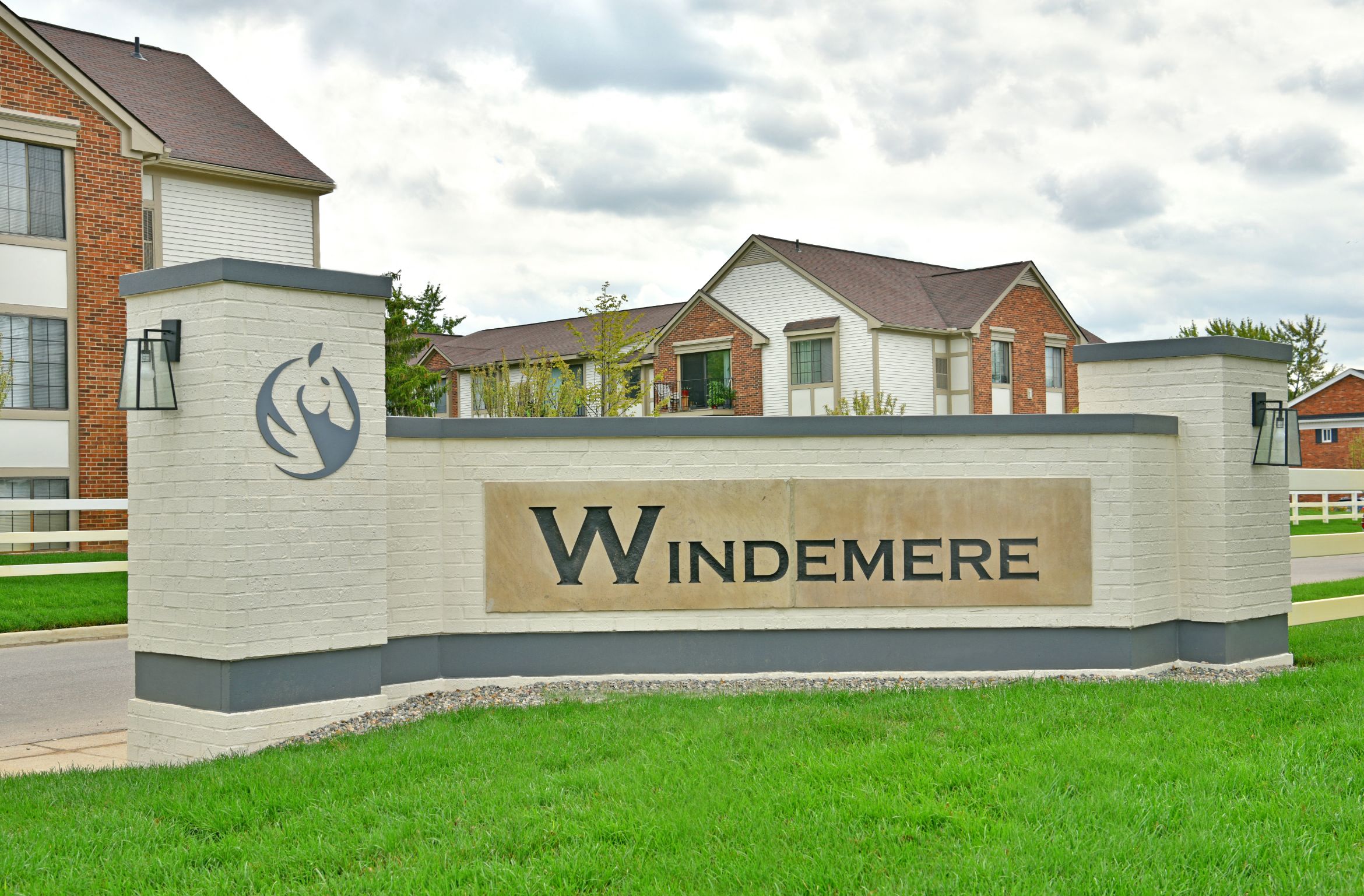 Entrance Sign at Windemere Apartments, Farmington Hills, MI, 48335
