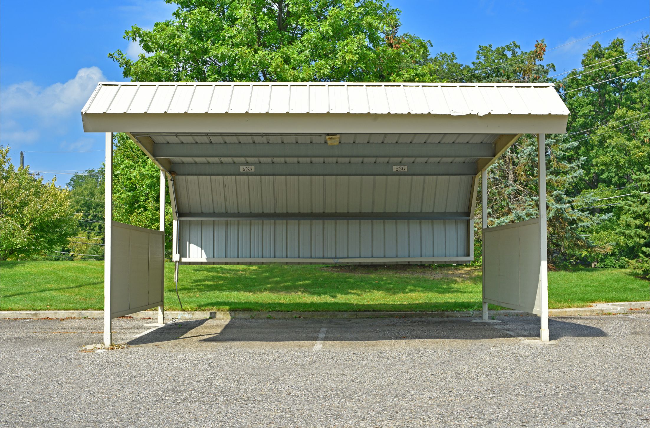 Carport at The Springs Apartment Homes, Novi, MI
