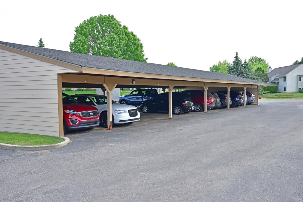 Carports are Available at Grand Bend Club, Grand Blanc, Michigan