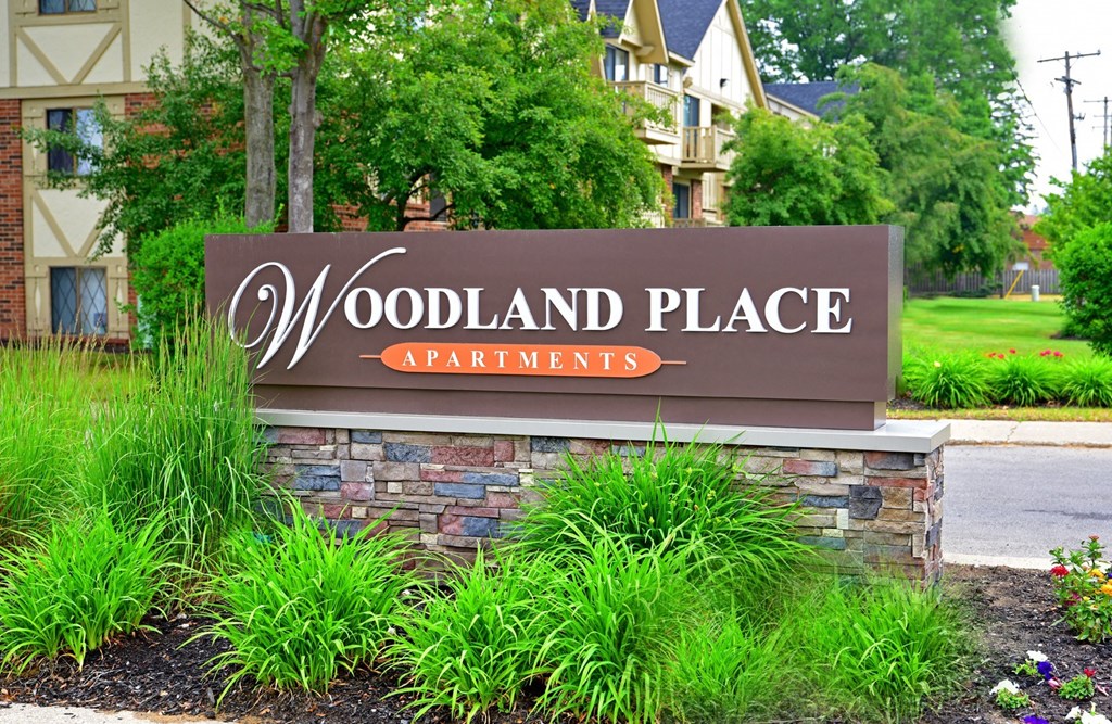 Woodland Place Apartments Entrance Signat Woodland Place, Midland, MI