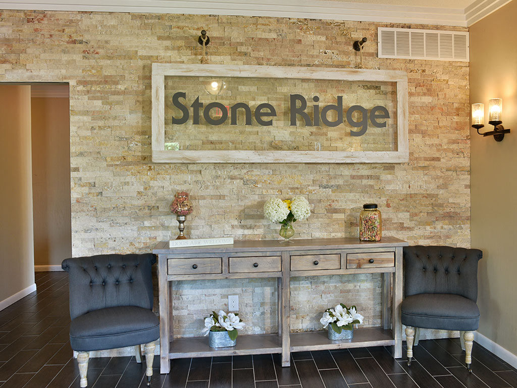 Entrance to Clubhouse at Stone Ridge, Michigan, 48393