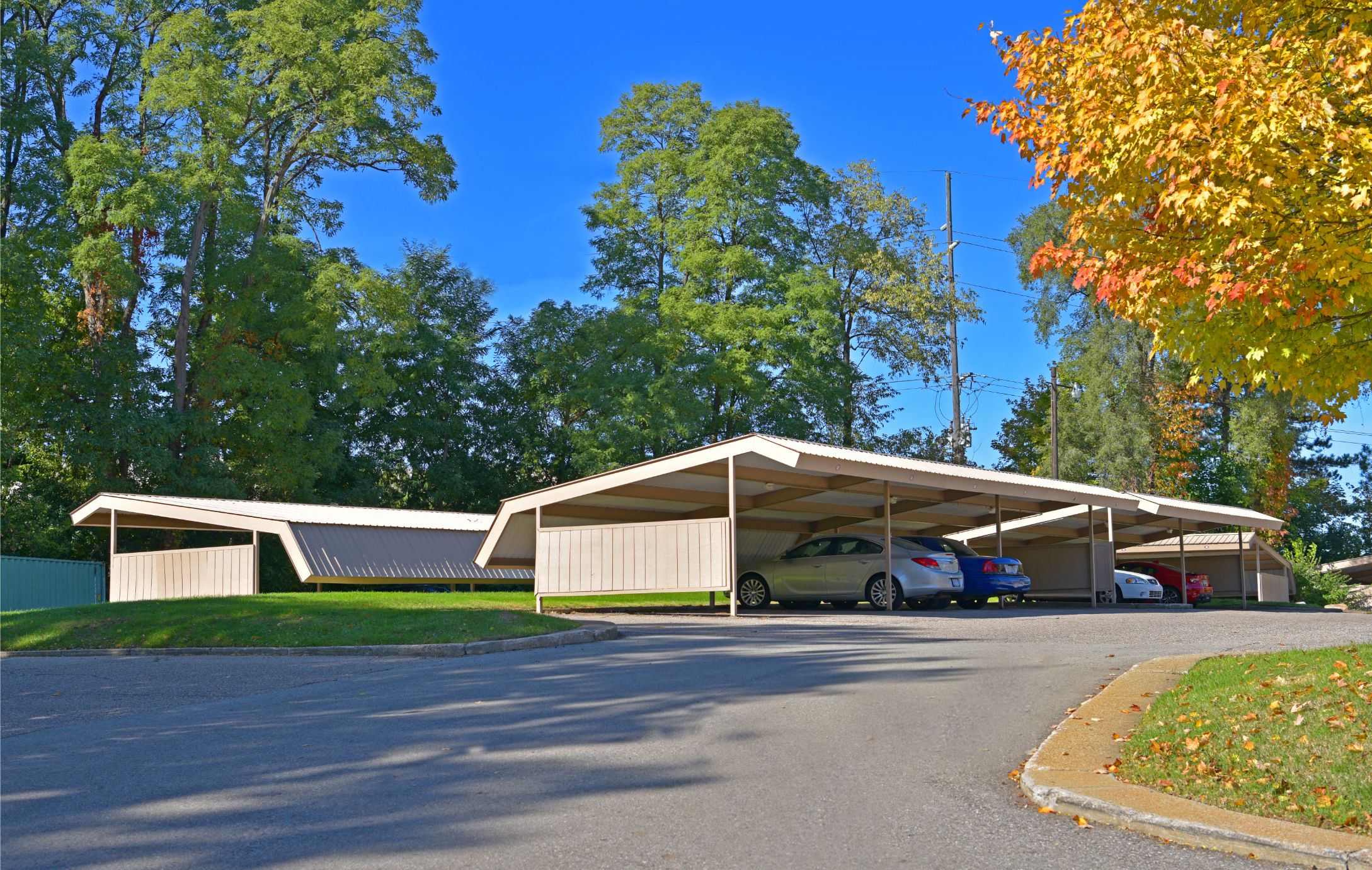 Carport Parking at Cordoba Apartments, Farmington Hills, Michigan, 48334