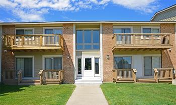 First and second floor decks