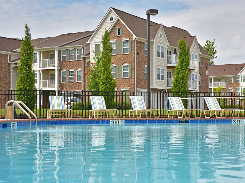 Outdoor Swimming Pool Outdoor Swimming Pool at Irene Woods Apartments, Collierville, Tennessee