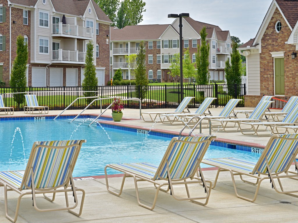 Poolside Sundeck at Irene Woods Apartments, Collierville