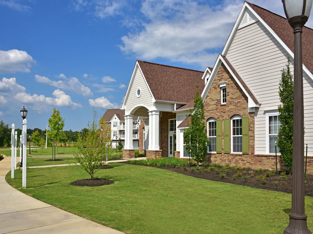 Manicured Lawns at Irene Woods Apartments, Collierville, TN