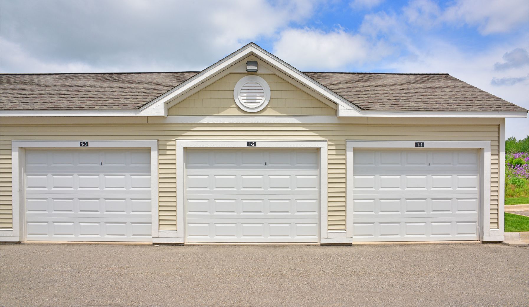 Detached remote controlled garages available