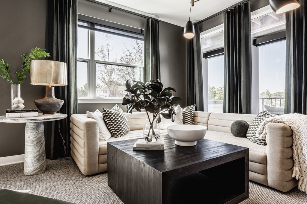 Comfortable Living Room at Nuvo Flats, Merrillville, Indiana