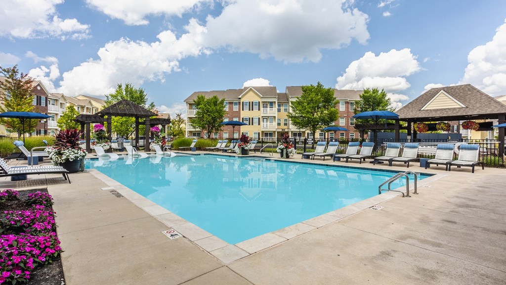 the swimming pool  at The Avenue at Polaris Apartments, Columbus, OH