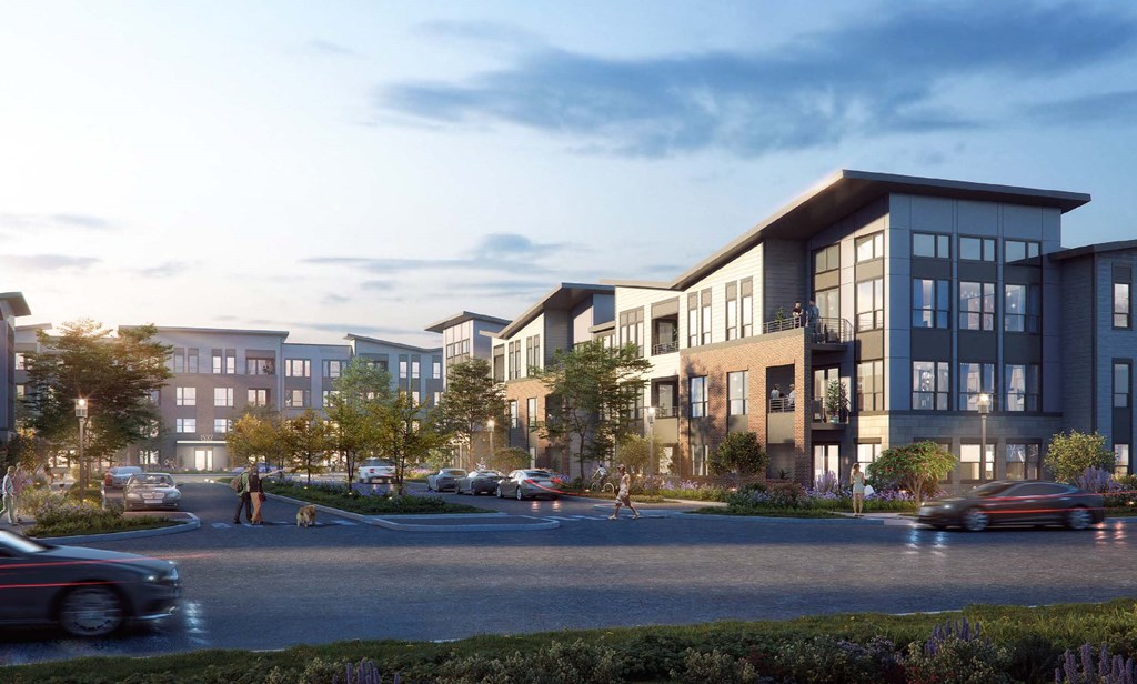 Outside building of Upper Vue Flats at Upper Vue Flats, Dublin, OH, 43016