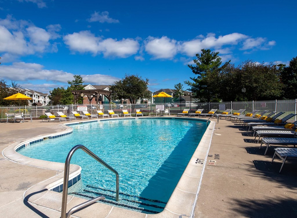 pool at the enclave at woodbridge apartments in sugar land, tx  at Mallard Bay Apartments, Crown Point, Indiana