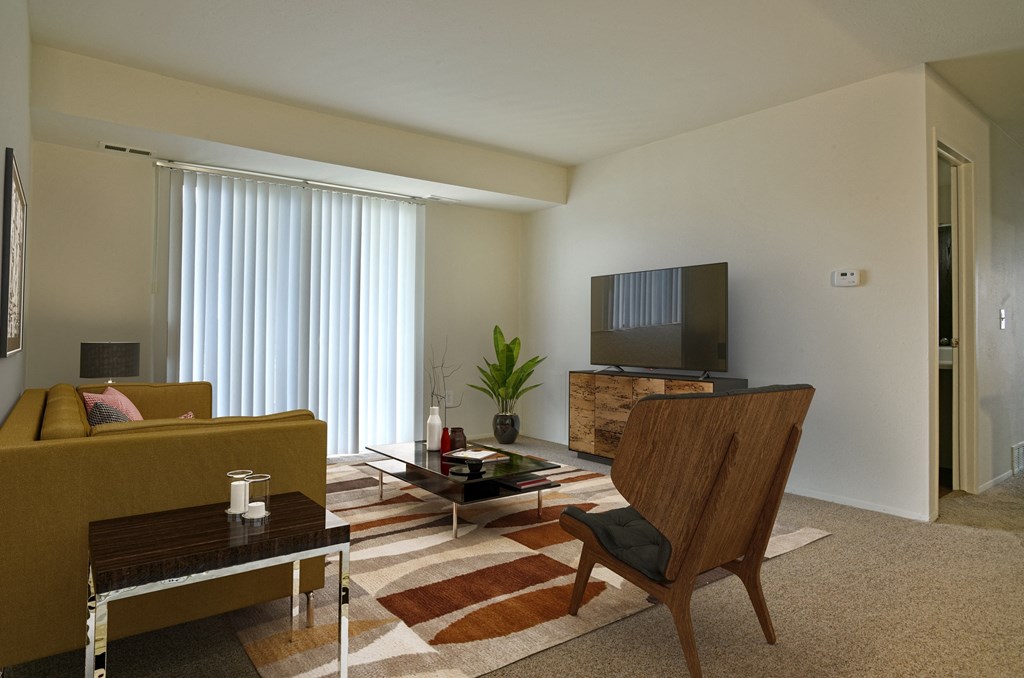 Modern Living Room at Perry Place, Michigan, 48439