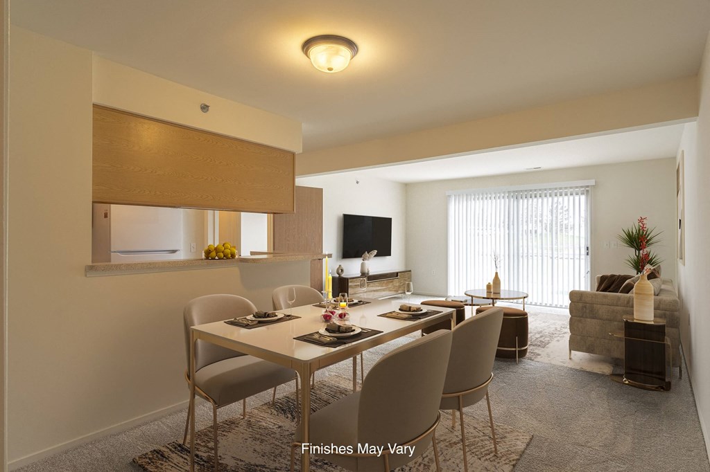 Dining And Living  at Westlake Apartments, Belleville, 48111