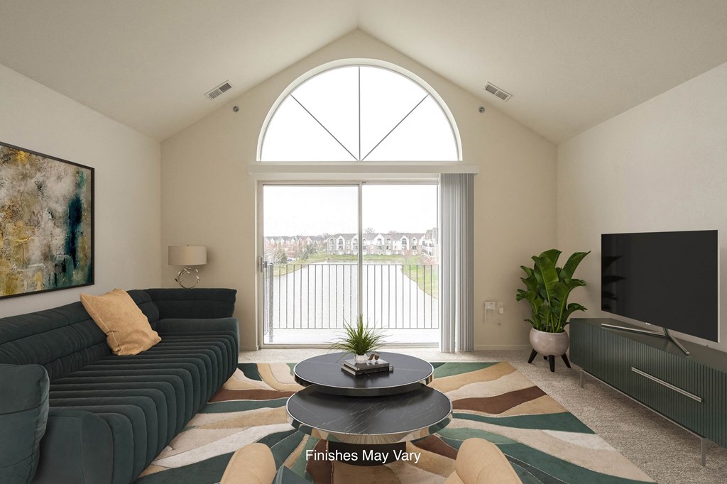 Clubroom With TV at Westlake Apartments, Belleville, MI