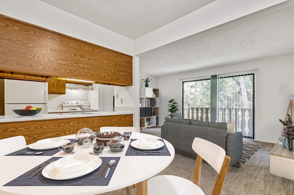 Orchid Layout Dining and Living View at Lake in the Pines, Fayetteville, NC