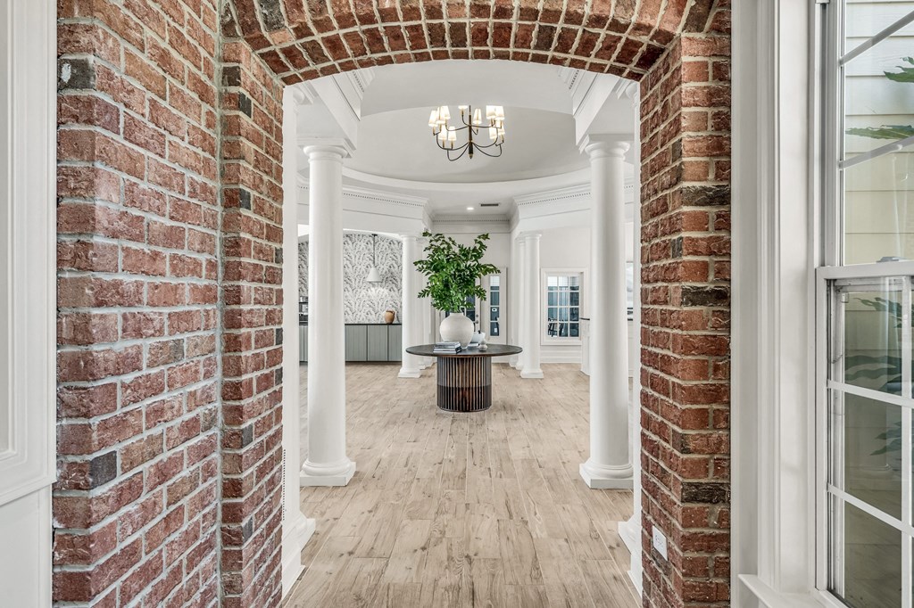 Brick Archway at Enclave Apartments, Midlothian