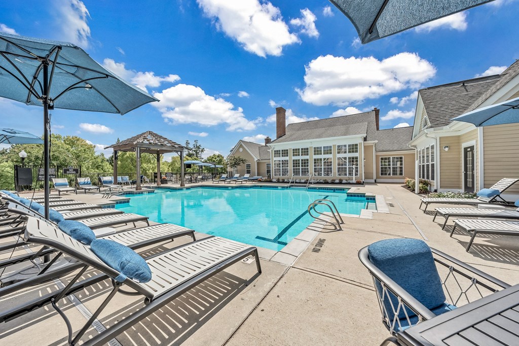 Resort Style Pool at Enclave Apartments, Midlothian, Virginia