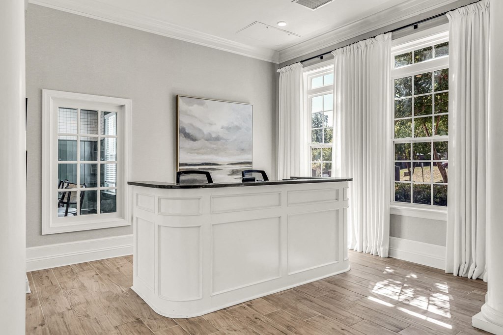 Reception Desk at Enclave Apartments, Midlothian