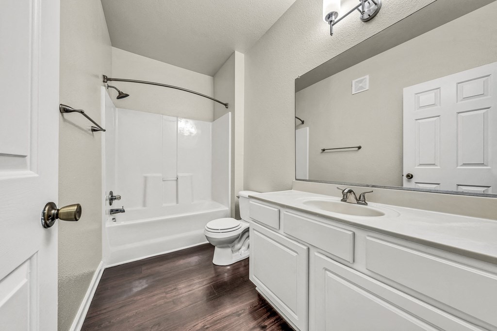 Bathroom with vanity  at Enclave Apartments, Midlothian, VA