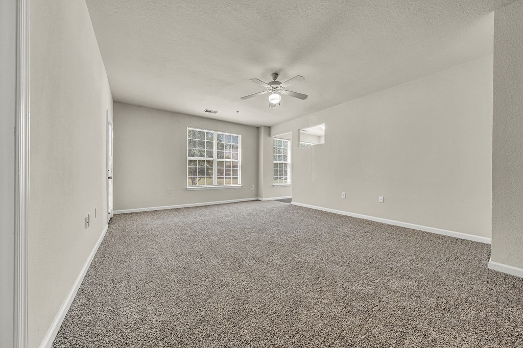 Empty Living Room1 at Enclave Apartments, Midlothian, 23114
