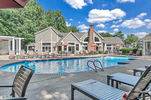 Swimming pool at Trophy Club at Bellgrade, Midlothian, VA, 23113