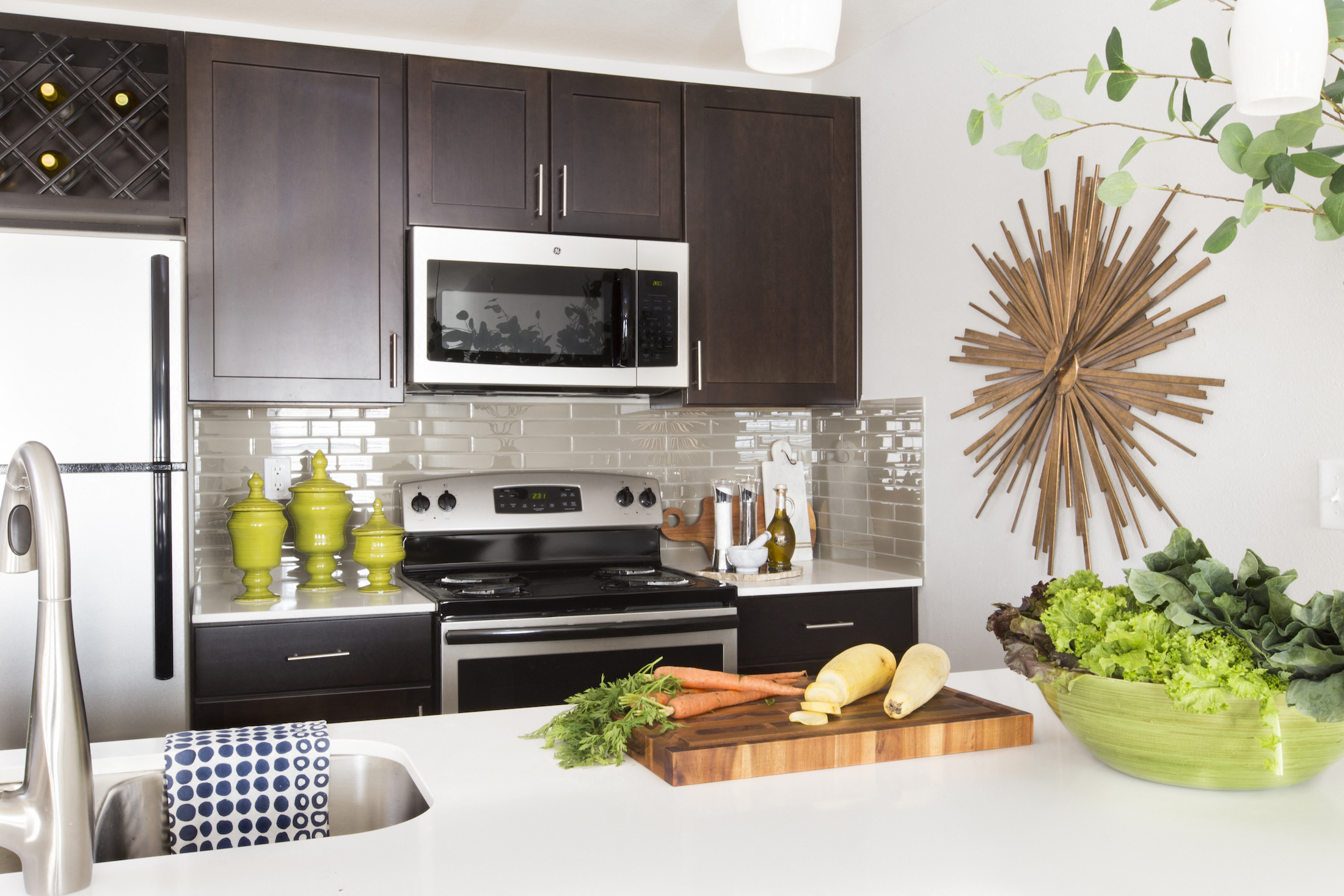 Fully Furnished Kitchen at WaterFront Apartments, Virginia Beach, VA,23453