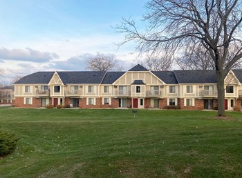 Beautiful Brick Buildings Beautiful Brick Buildings at Wood Creek Apartments, Wisconsin - Photo Gallery 2