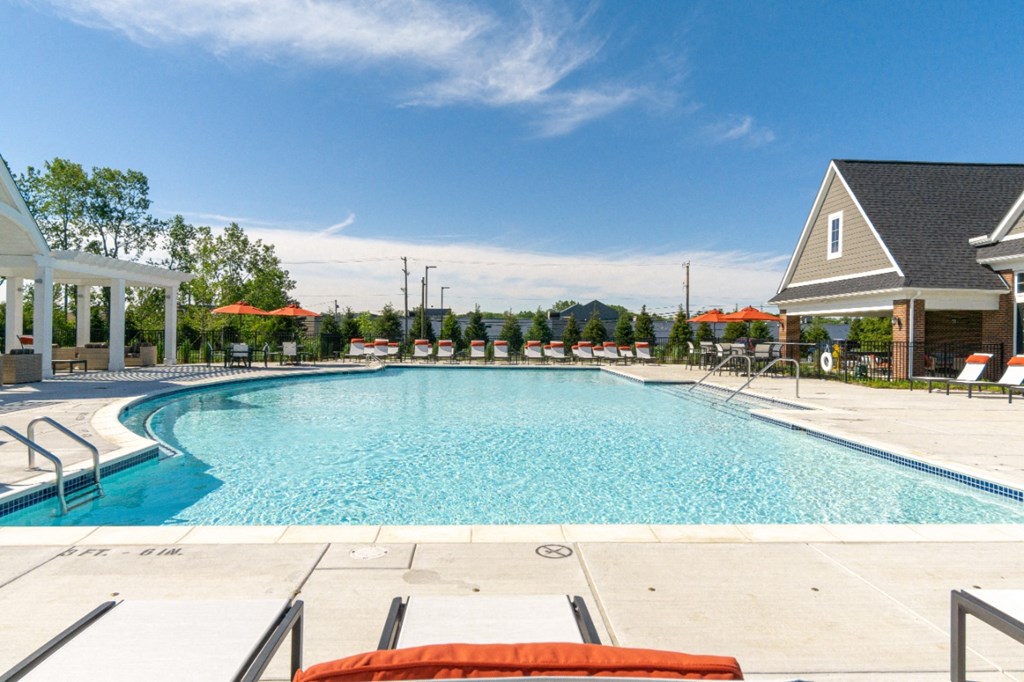 Swimming Pool and Sundeck at 24 at Bloomfield, Bloomfield Township, MI