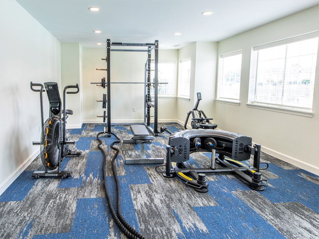 Fitness center at Sundance Apartments, Indianapolis, Indiana