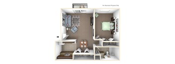 Fox Pointe Apartments Primrose Floor Plan