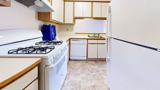 Kitchen with Dishwasher at Hampton Lakes Apartments, Walker, MI, 49534
