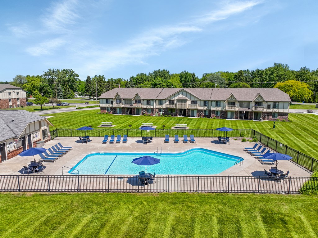 Huntington Place pool.