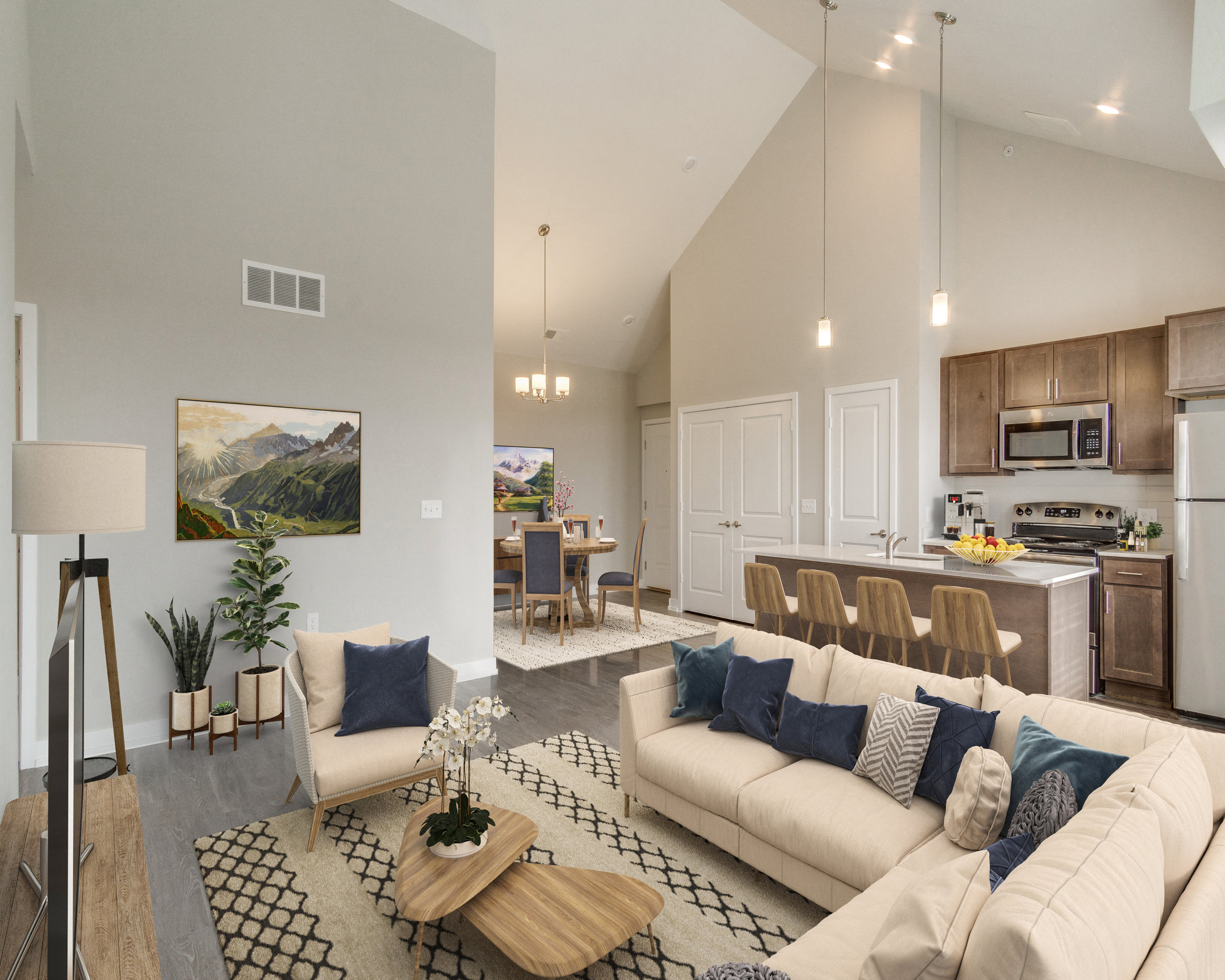 Luxurious Living Space at 24 at Bloomfield, Bloomfield Hills, MI