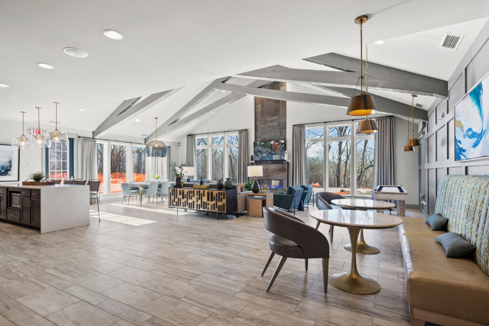 Clubhouse Interior at River Hills Apartments, Fond du Lac