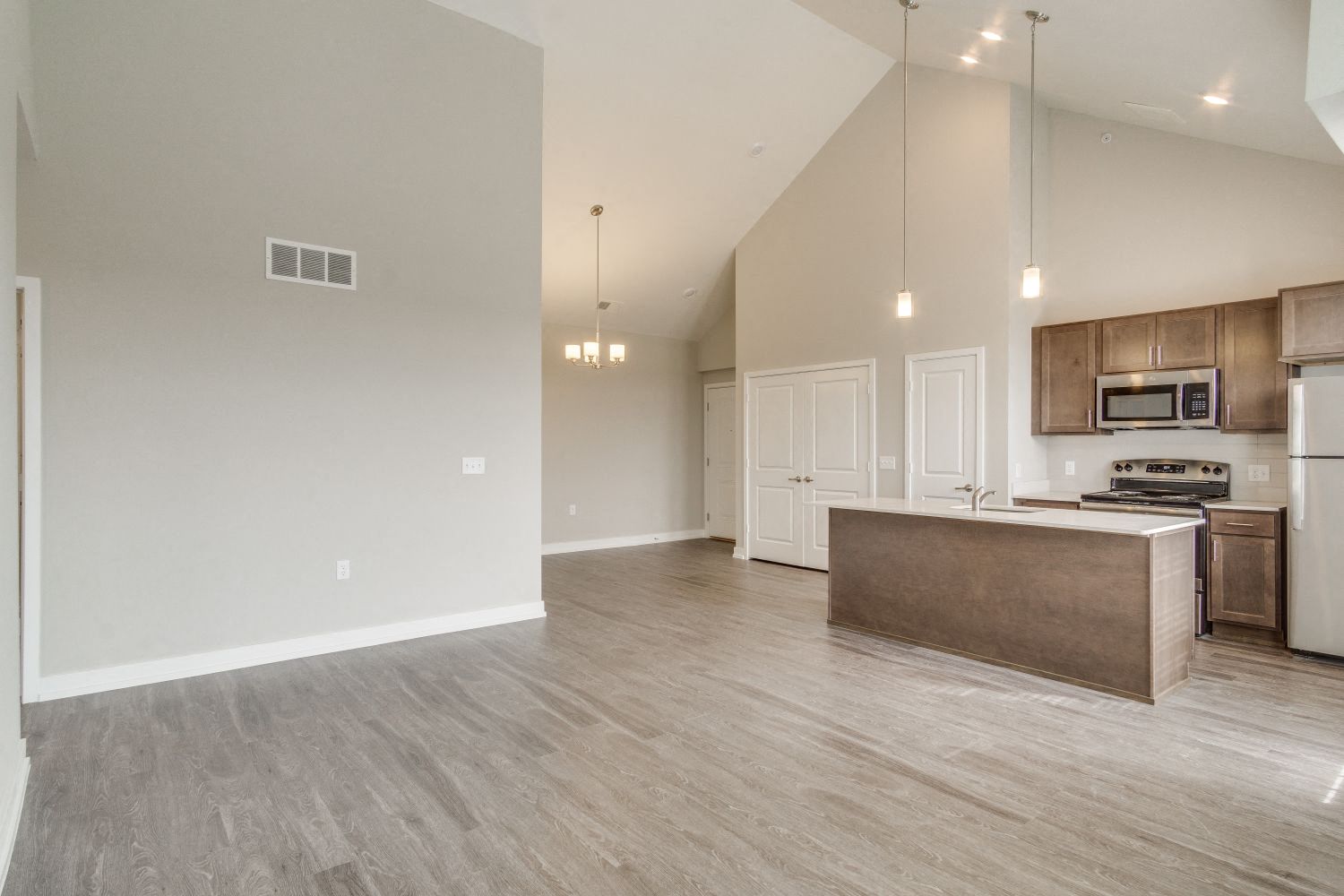 Large Living Area (Hickory) at Village Place Apartments, Romeoville, 60446