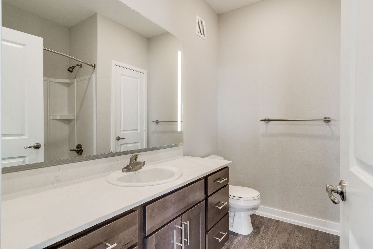 Bathroom (Hickory) at Village Place Apartments, Romeoville, 60446