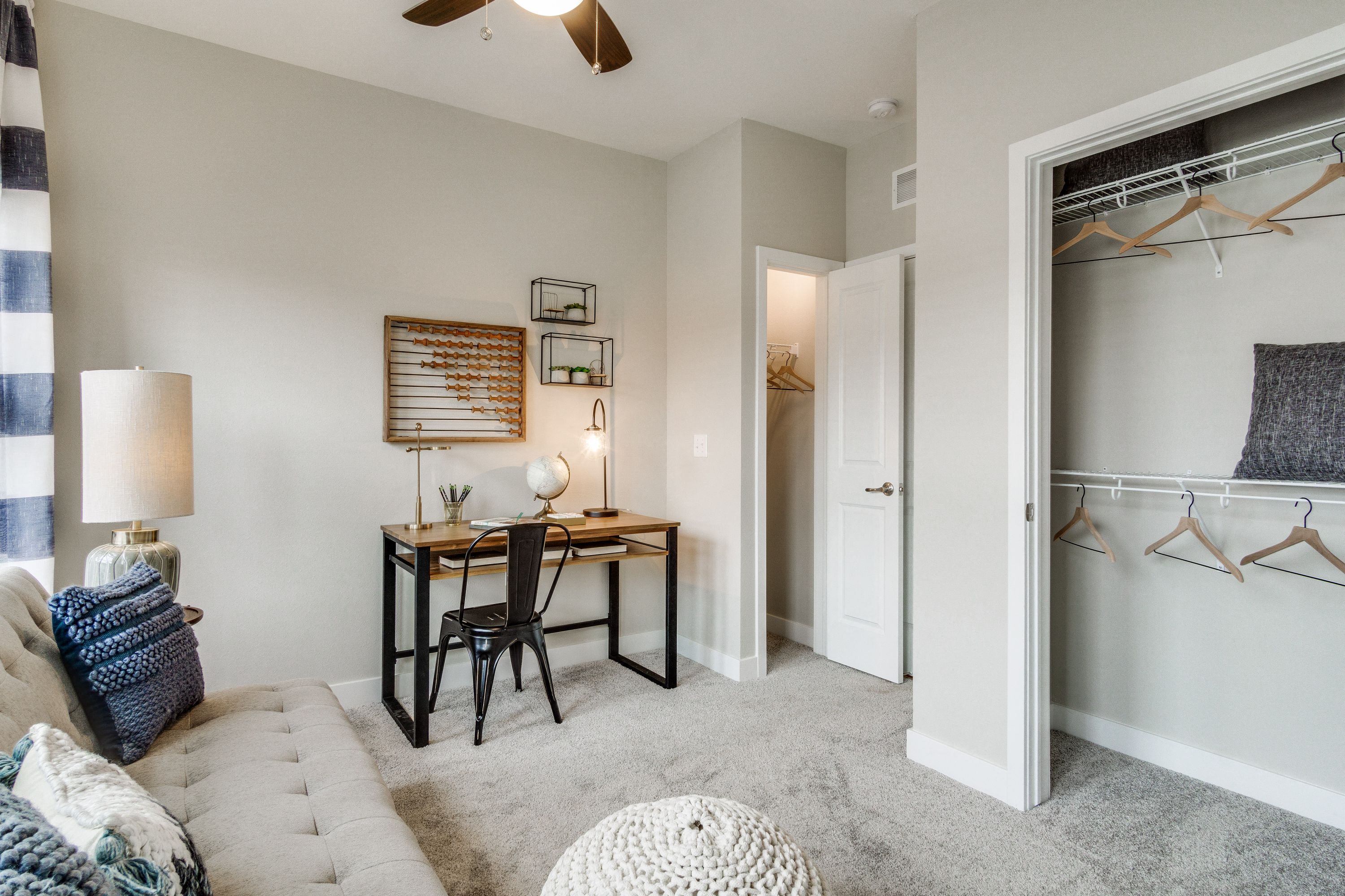 Living Space With Closet View at 24 at Bloomfield, Michigan